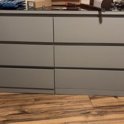 IKEA Dresser & 2 Nightstand