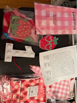 BERRY FIRST BIRTHDAY SUPPLIES