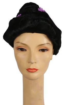 Adult Black Geisha Wig