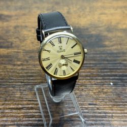 Vicence 14k Solid Gold Men’s Watch 