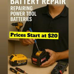 18v & 20v Lithium Ion Batteries 