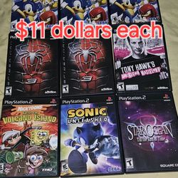 Ps2 Playstation 2 Games $11 Dollars Each 