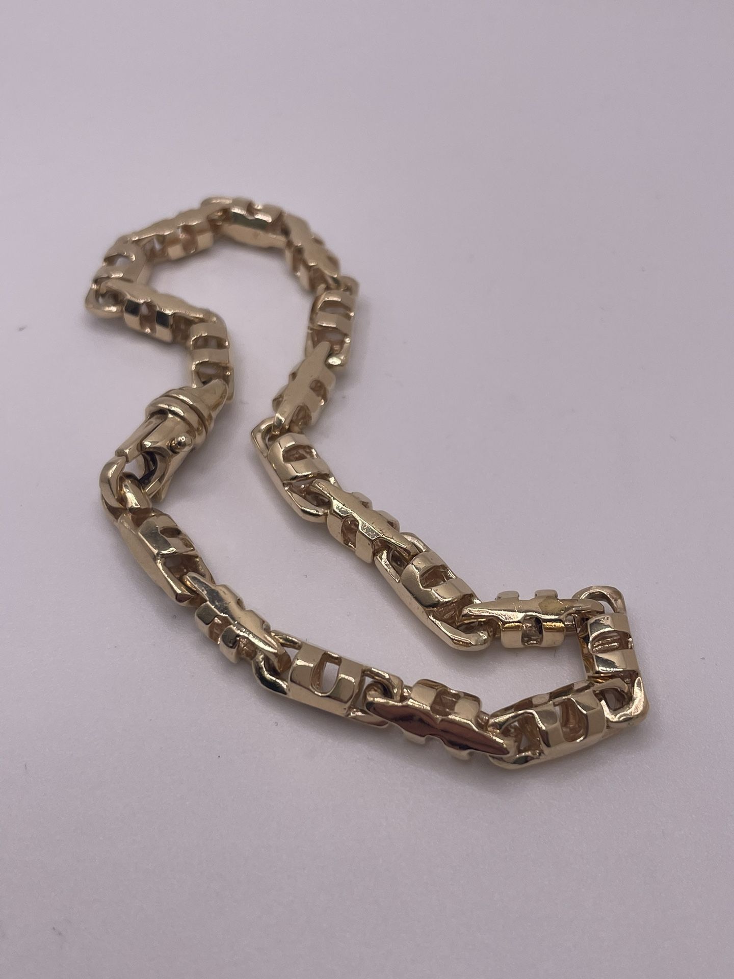 14k Modified Gucci Link Bracelet 