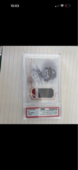Ronald Acuna Jr Autographed Patch