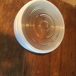 Ceiling light glass dome 8 inch diameter