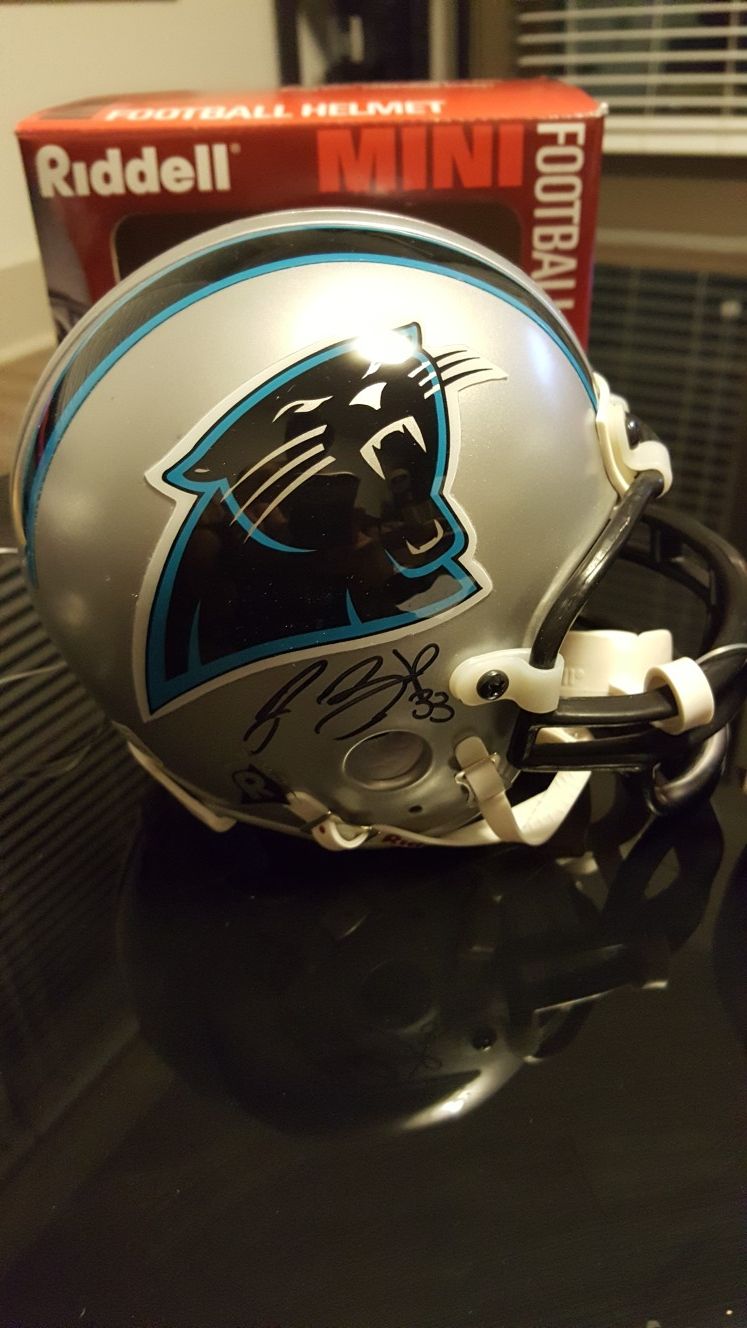 Carolina Panthers / UNC Tre Boston Mini Helmet for Sale in Charlotte, NC -  OfferUp