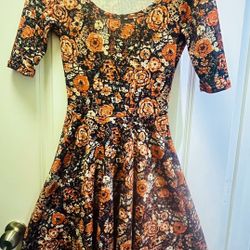 LulaRoe Monica Fit and Flare Dress