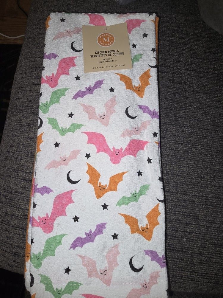 3 Packs Halloween Dish Towels