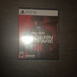 Ps5 Call Of Duty Modern Warfare 3
