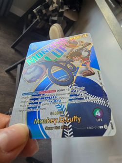 One piece x Dodgers leader card