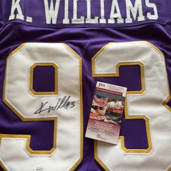 Autographed Kevin Williams Jersey
