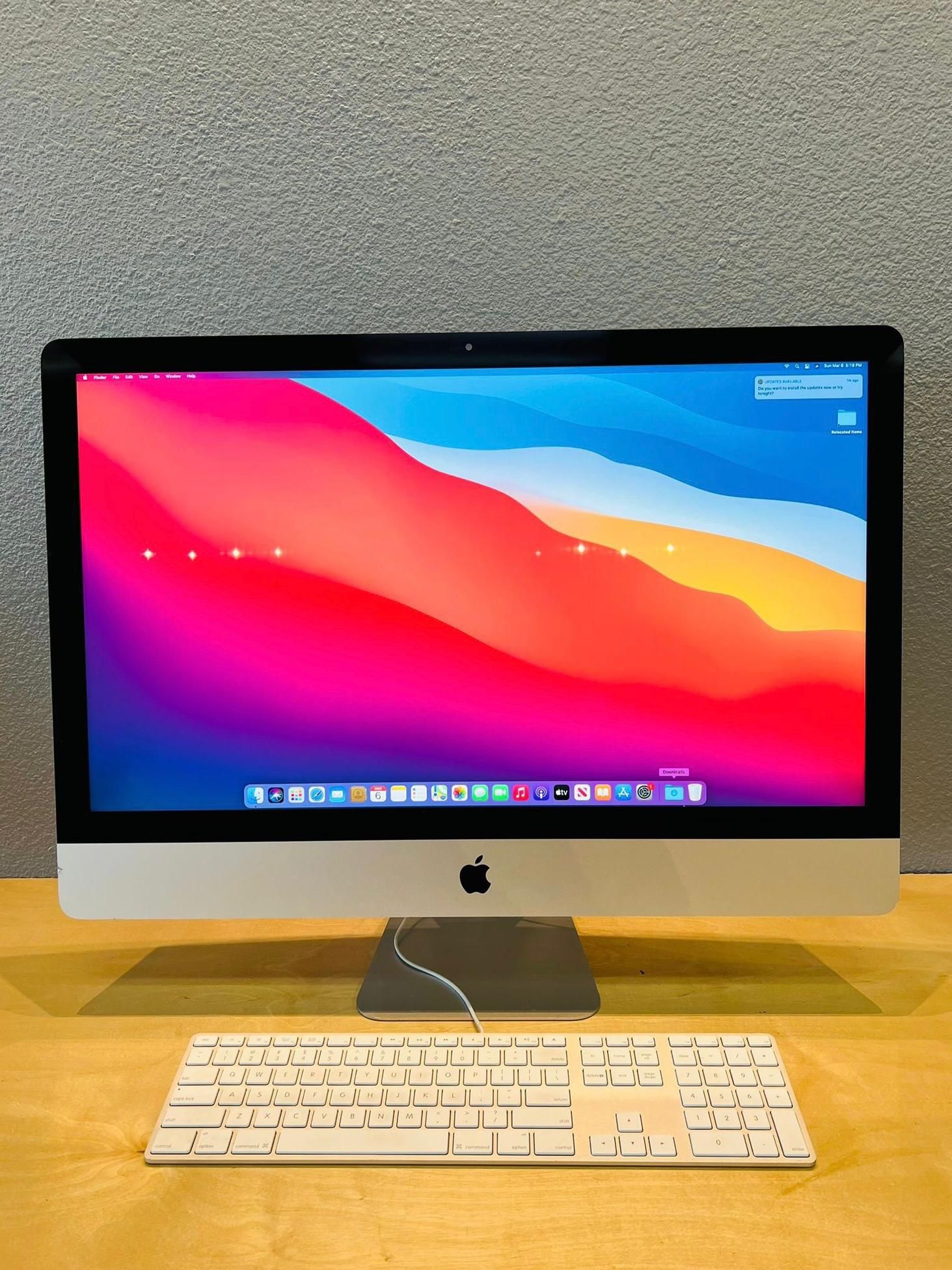 iMac 27” Desktop Apple Intel Core i7/32GB RAM/1TB⚡️Microsoft Office Word Excel,Logic,Final Cut🖥️ 1 Year Wrnty✅ $0Down Finance Available✅
