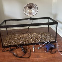 20 Gallon Long Fish Tank With Accessories 