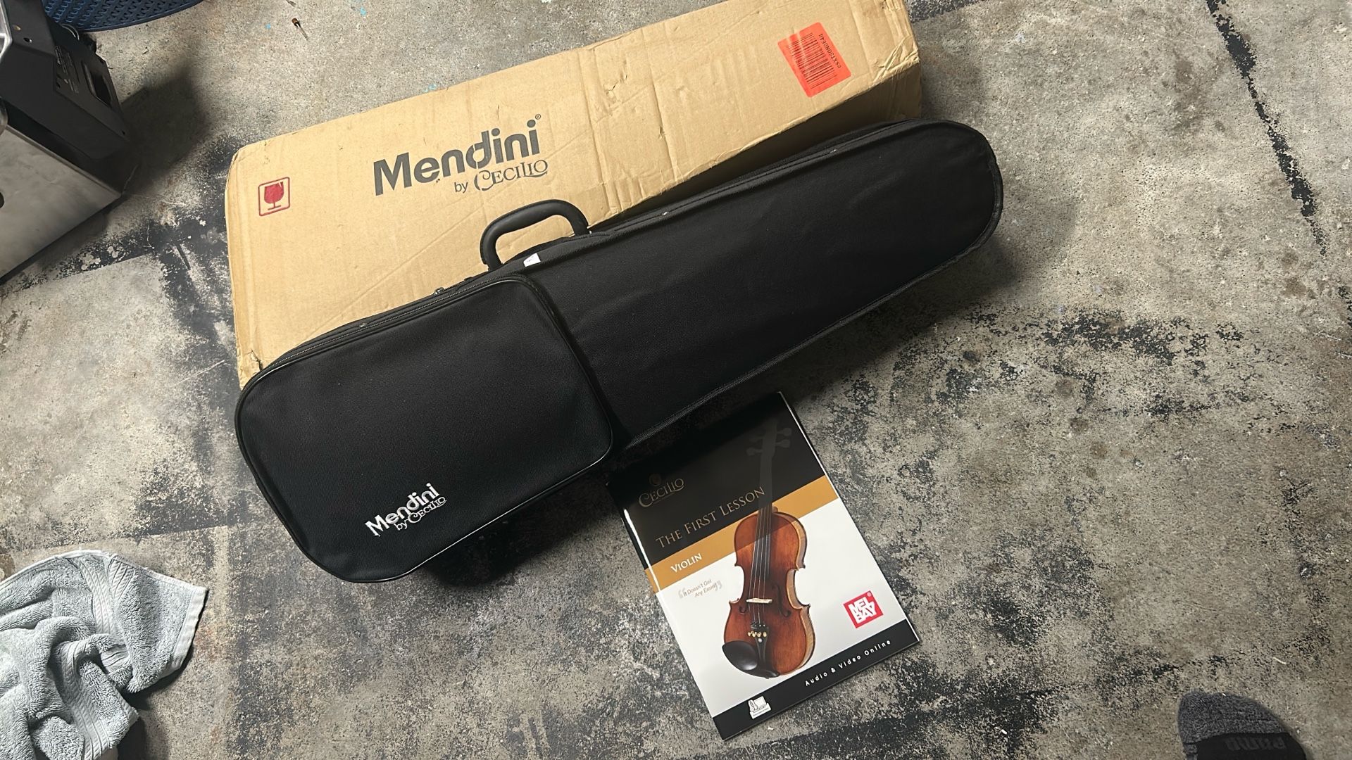 Mendini Violin, Purple