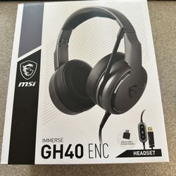 MSI Gaming headset GH40 headphones 