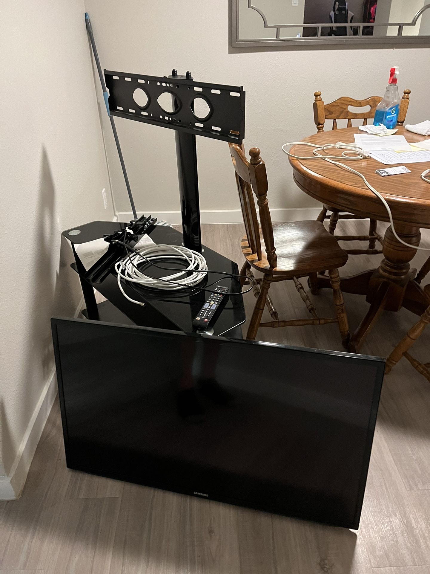 TV with TV stand