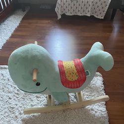 Rocking whale toy