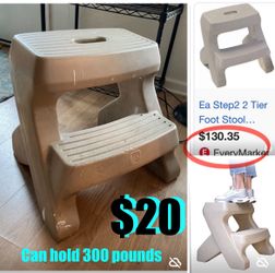 $20 Step2 step stool for adults or kids can hold 300 pounds heavy duty sturdy