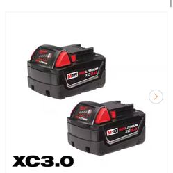 New in Box - Milwaukee  m18 REDLITHIUM xc3.0 2 pack