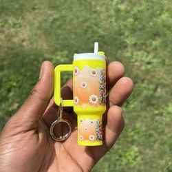 Custom Mini Tumbler Cup Keychain / Chapstick Holder