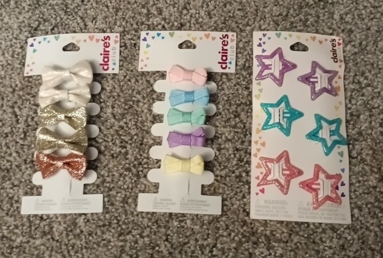 GIRL'S CLAIRES HAIR BUNDLE DEAL
