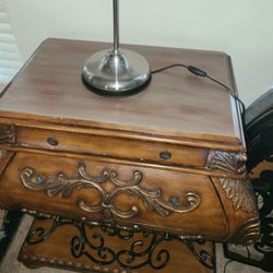 Bombe Chest with Wrought Iron Accents