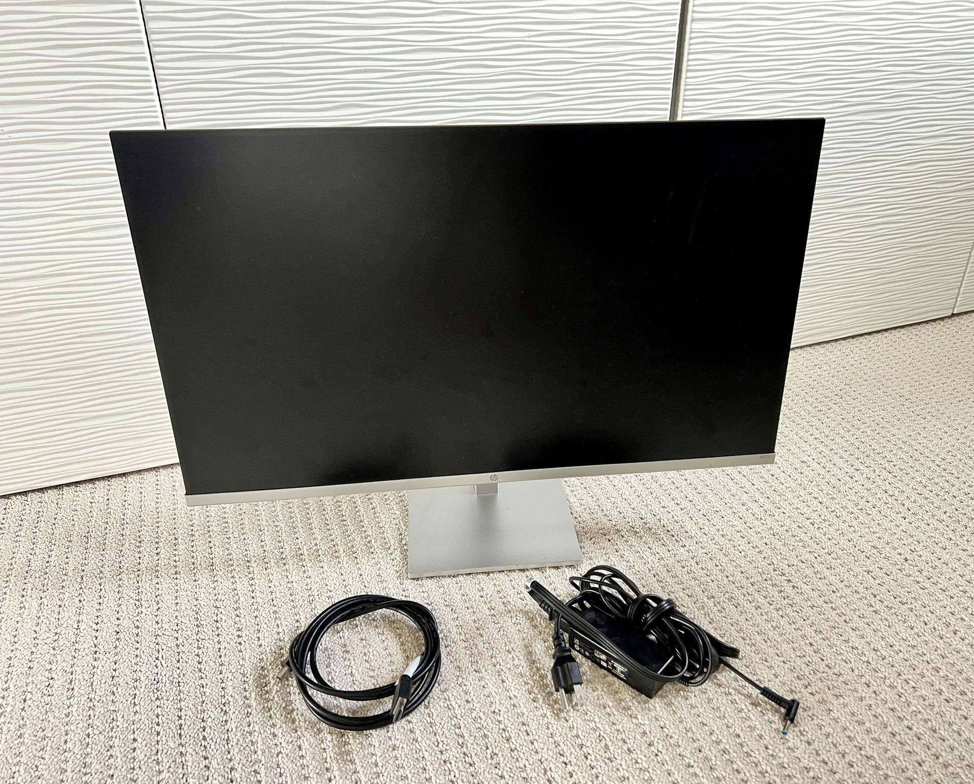 HP M27h 27” LED Monitor w/ HDMI Cord & Power Adapter - Excellent Condition