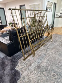 Full Size Gold Spindle Bed Frame