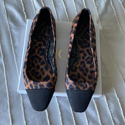 Zara Leopard Print Flats 