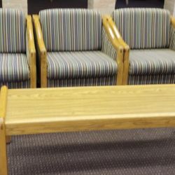 Solid Design Wood Chairs And Coffee Table Very Clean Free Smoking 