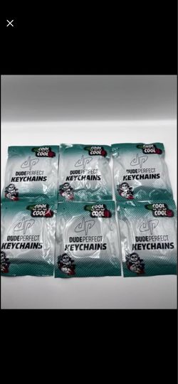 Dude Perfect "Cool Not gCool" collectible keychain series.