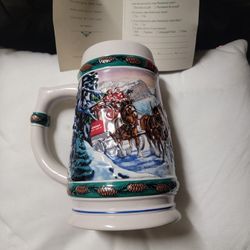 1993 Budweiser Holiday Stein