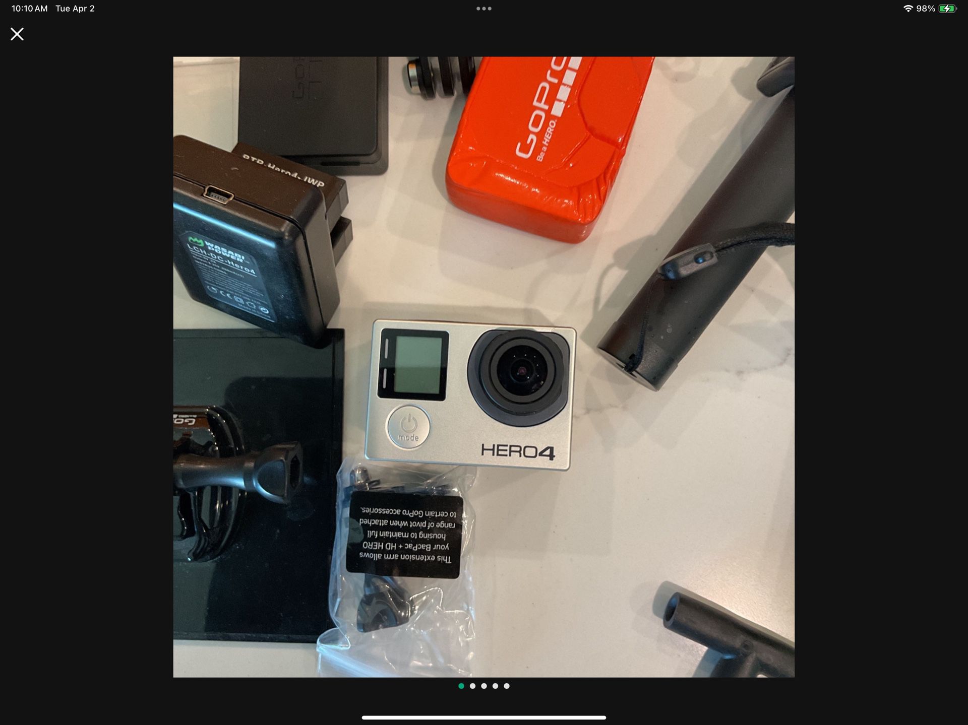 GoPro Hero 4 With Tons Of Accessories 