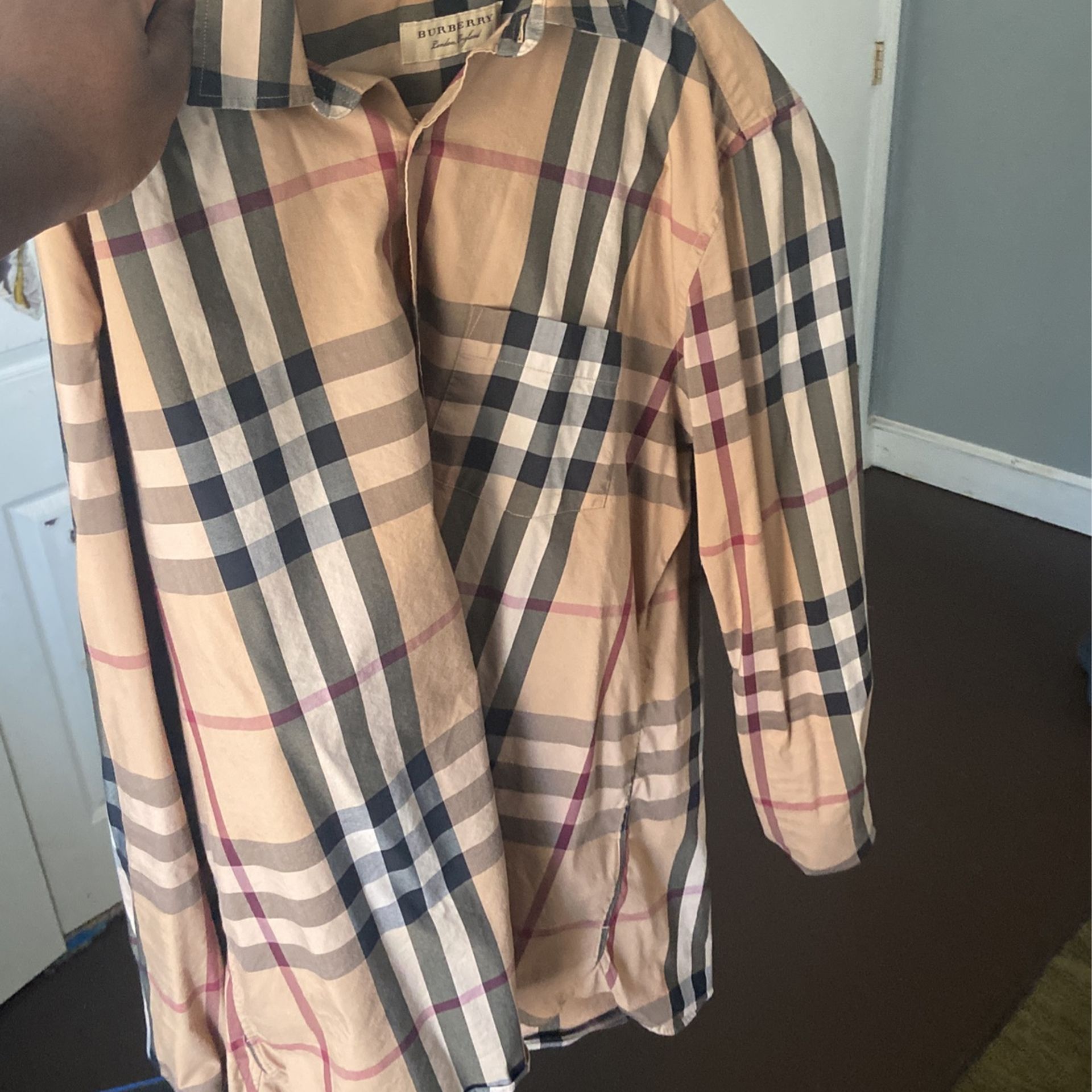 burberry Button Up