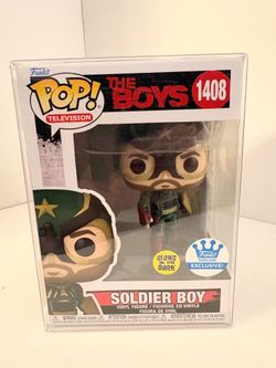 Funko Pop! The Boys- Soldier Boy#1408 (GitD Funko Exclusive)