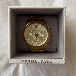 Gold Michael Kors Lexington Watch