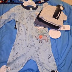 Baby Pjs And Hats