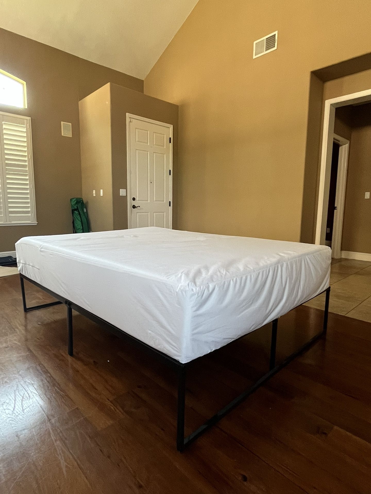 Queen Mattress And Metal Frame