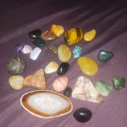 Bag of crystals. 25 total pc.