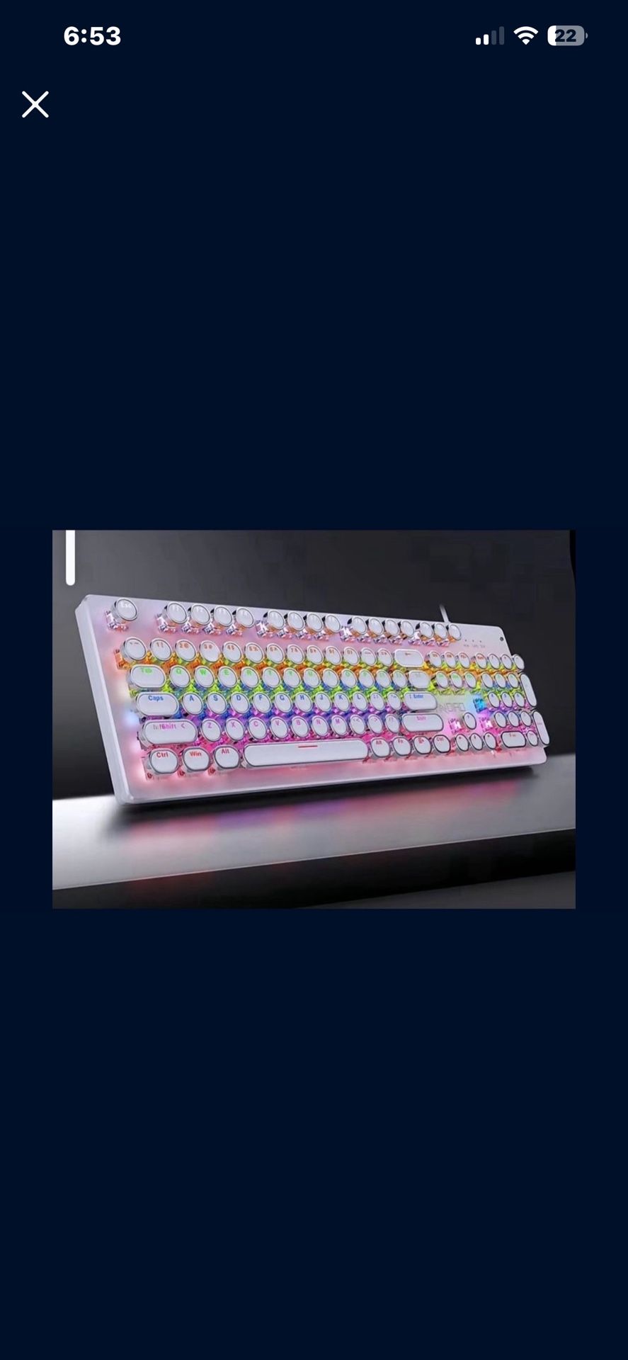 Keyboard With USB Cable TikTok Keyboard 