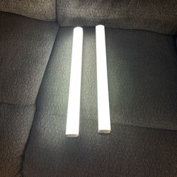 Two long LED lights