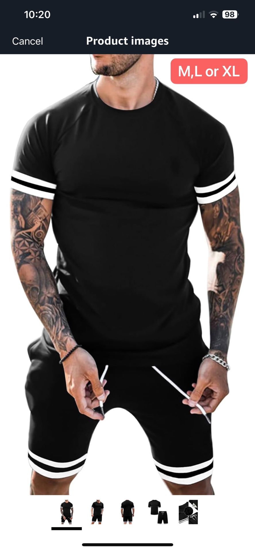Mens Short Sets 2 Piece Outfits Fashion Summer Tracksuit Casual Shirt Shorts Slim Fit Athletic Sports Sweatsuit