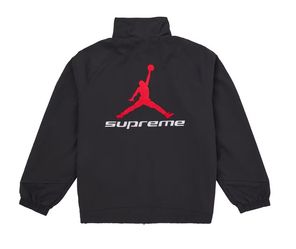 Supreme x Jordan Track Jacket Black size Large