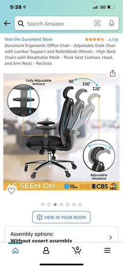 Duramont Ergonomic Office Chair: Adjustable Desk Chair