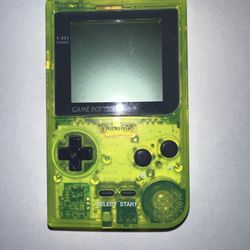 Nintendo Game Boy Pocket Extreme Green Translucent Tested Works Great