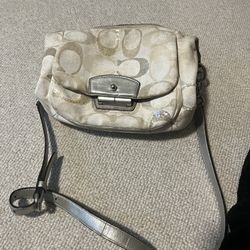 White Coach Bag