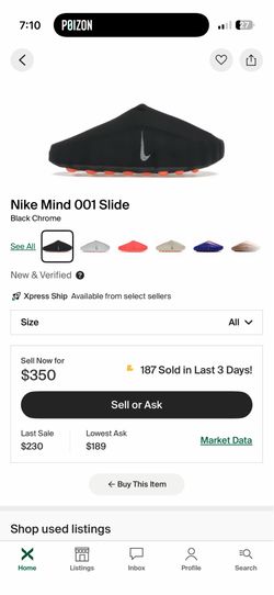 Nike mind 001 slide