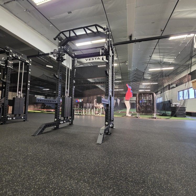 🟢Labor Day Special🟢| Vesta Pro Series 2in1 Squat Rack | Functional Trainer | 400lb Weight Stack | Commercial Grade | FREE DELIVERY🚚 