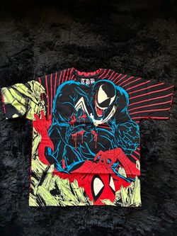 Marvel Spiderman And Venom  AOP T-shirt  ASM 316 300 Todd McFarlane NEW Size L