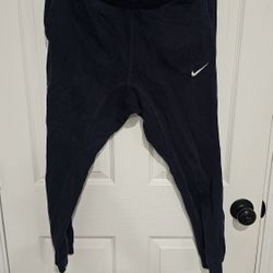 Nike Sweatpants Joggers Men's Size Small Navy Blue
